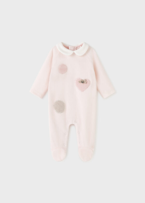 Pijama punto recién nacido niña Mayoral